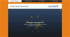 Desktop Screenshot of globaltalentbarometer.com